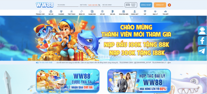 giao diện ww88